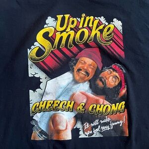 Cheech & Chong up in smoke T-Shirt 5XL Black Tee